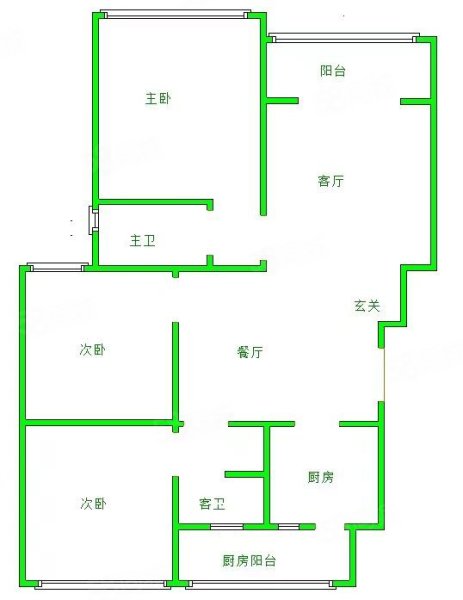 半岛华府3室3厅2卫117.98㎡南210万