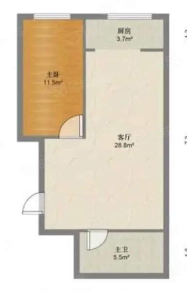 梦想家园1室1厅1卫28㎡北13.8万
