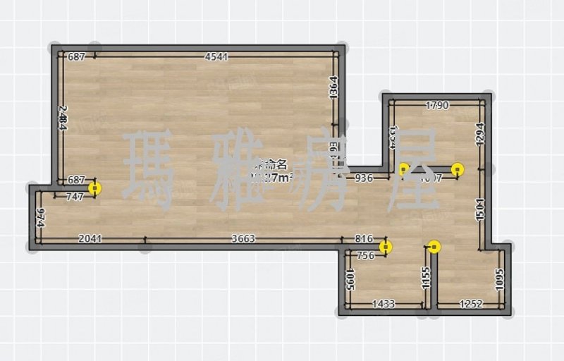 二小区3室1厅1卫67.34㎡南北28.8万