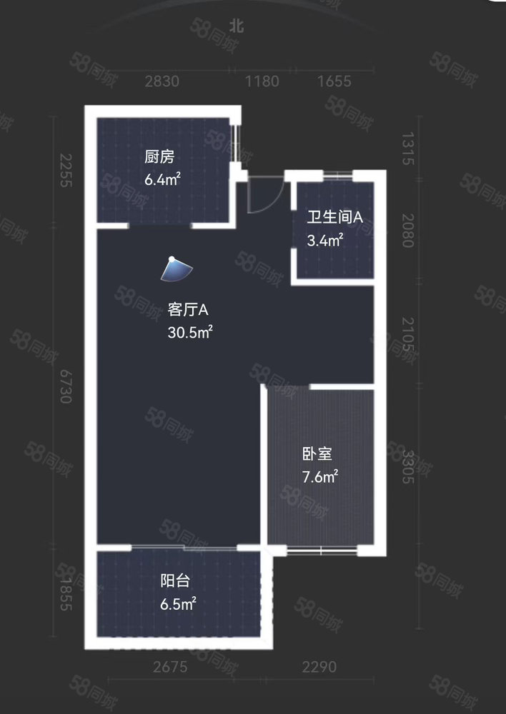 保利玺樾(玺公馆)4室2厅2卫108㎡南北143万