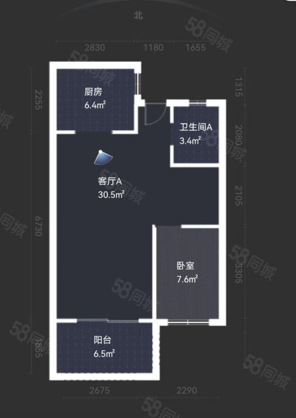 保利玺樾(玺公馆)4室2厅2卫108㎡南北143万