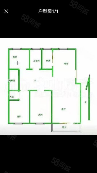 瑞阳风情3室2厅2卫123㎡南北95万