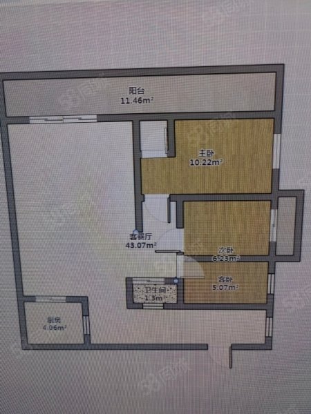 云顶花园3室2厅2卫166㎡南北65万