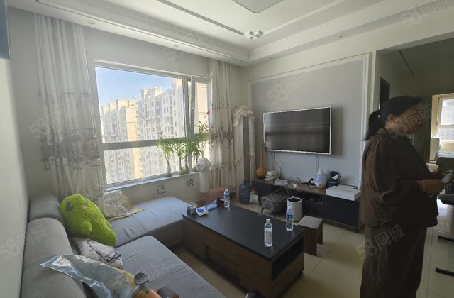 人民公园，东边户，三室，带家具家电，中央帝景