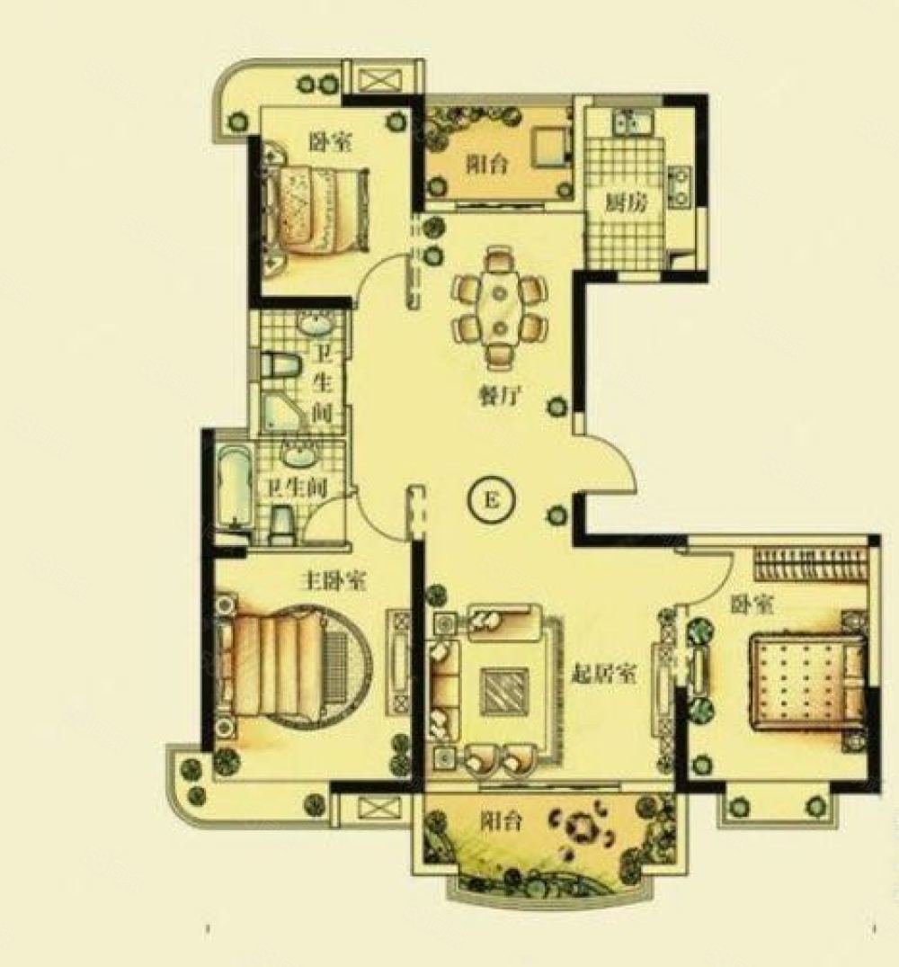 一本证 颐景名苑131平仅售260万人民路 看房方便