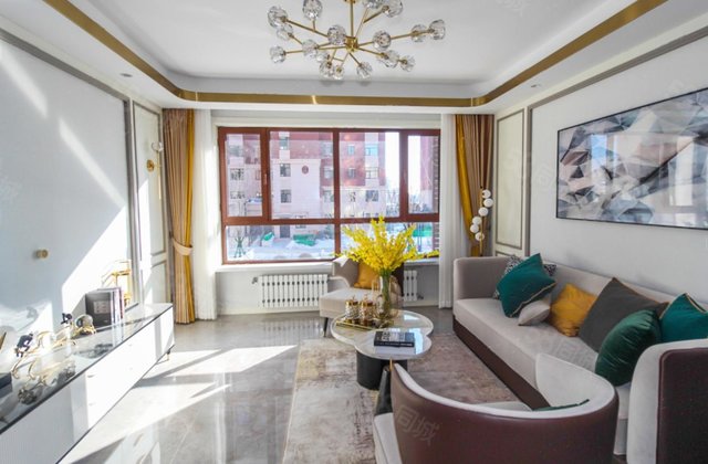 科海明珠2期 单价8700 9楼三室 精装交工 无捆绑包改名