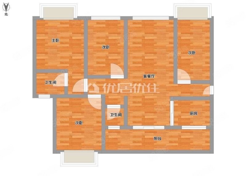 龙盘小区4室2厅2卫171㎡南260万