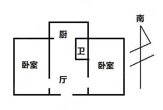 省人才大厦2室1厅1卫73㎡东南50万