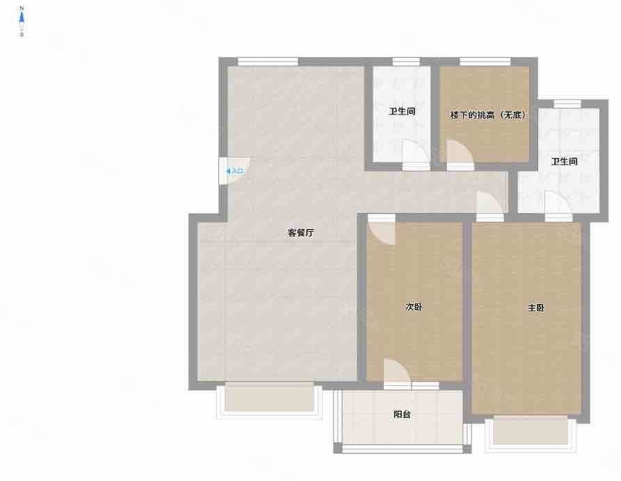 齐润花园5室2厅4卫270.3㎡南北490万