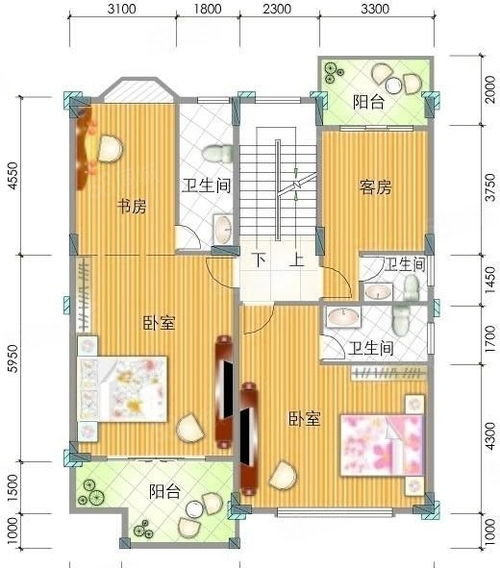 金禧花园金柳苑4室2厅2卫136.92㎡南北137万