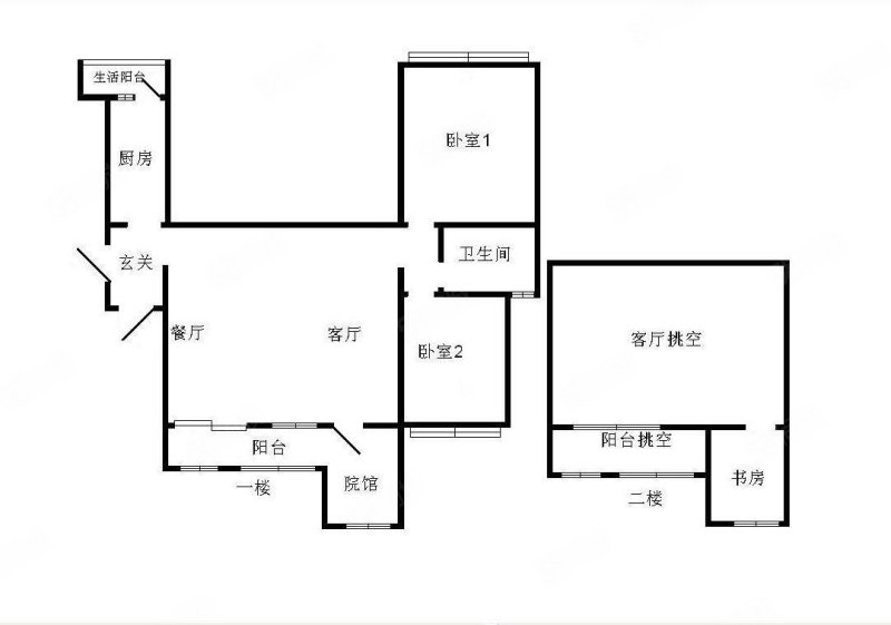 鲁能领秀城四街区(洋房叠拼)4室2厅2卫107㎡南北146.8万