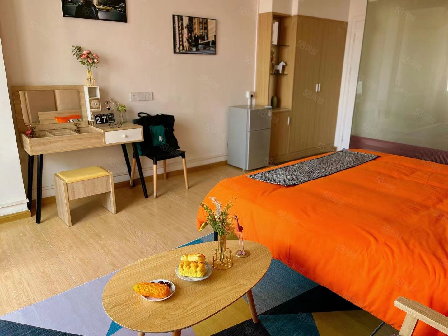 钟一村1室1卫    41m05整租|品牌公寓出租 可办公 祈福缤纷汇旁