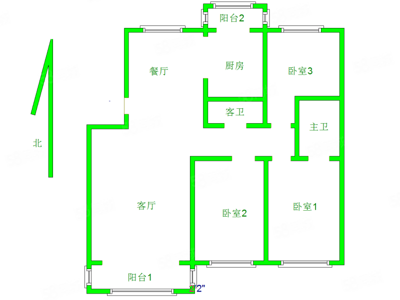 新世界花园3室2厅2卫171.17㎡南北930万