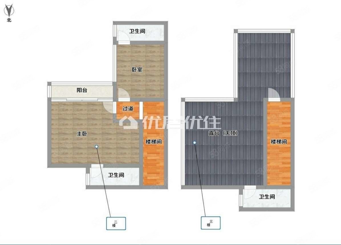 龙光江南院子(别墅)3室2厅2卫122.31㎡西150万