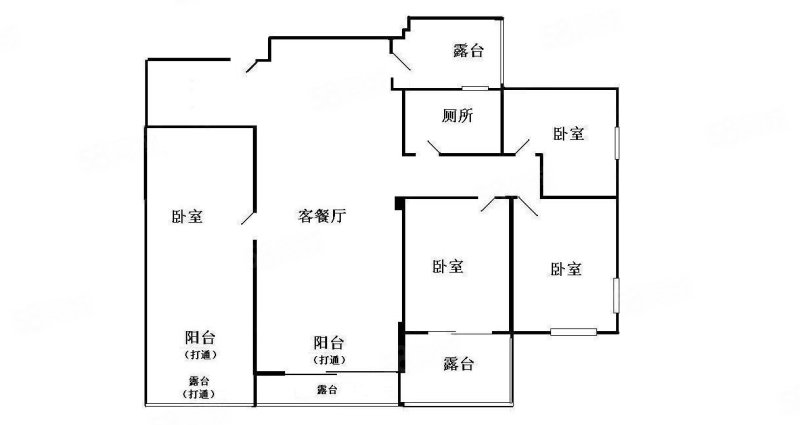 国光小区4室2厅1卫130㎡南550万