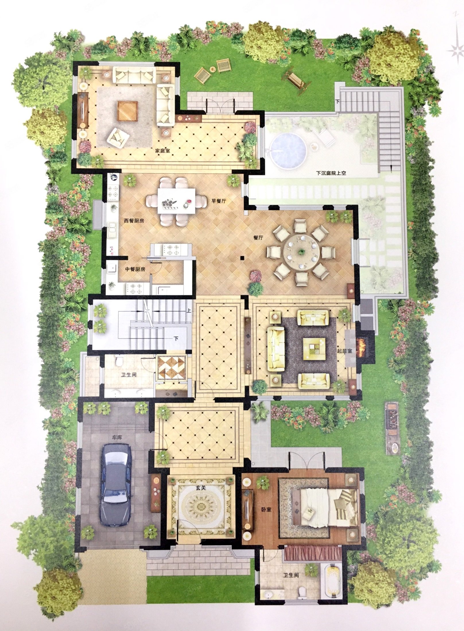 小汤山北 4室3厅4卫 377.0平米 1750.00万元