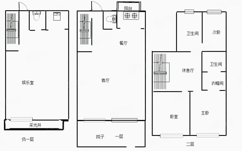 孔雀城大学里三期3室2厅3卫142.24㎡南北180万