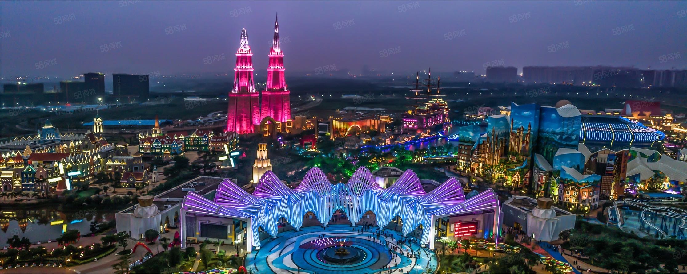 一百旁精装小户型,投资度假必备, 不限贷,环球100宝龙城-海口58同城