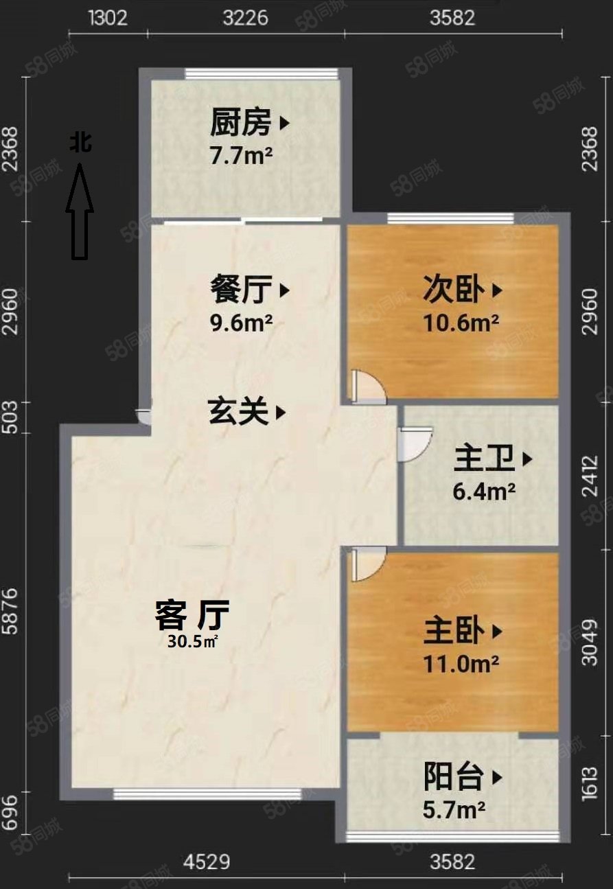 00平99万2室1厅1卫,景岳公寓-西宁58同城