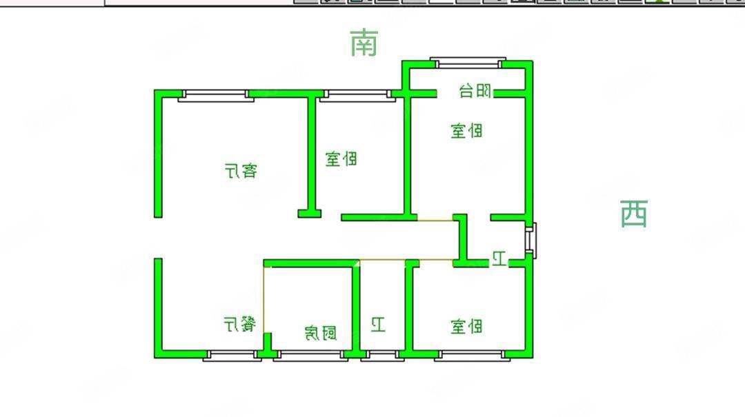 欣欣家园(新华)3室2厅2卫147㎡南北114万