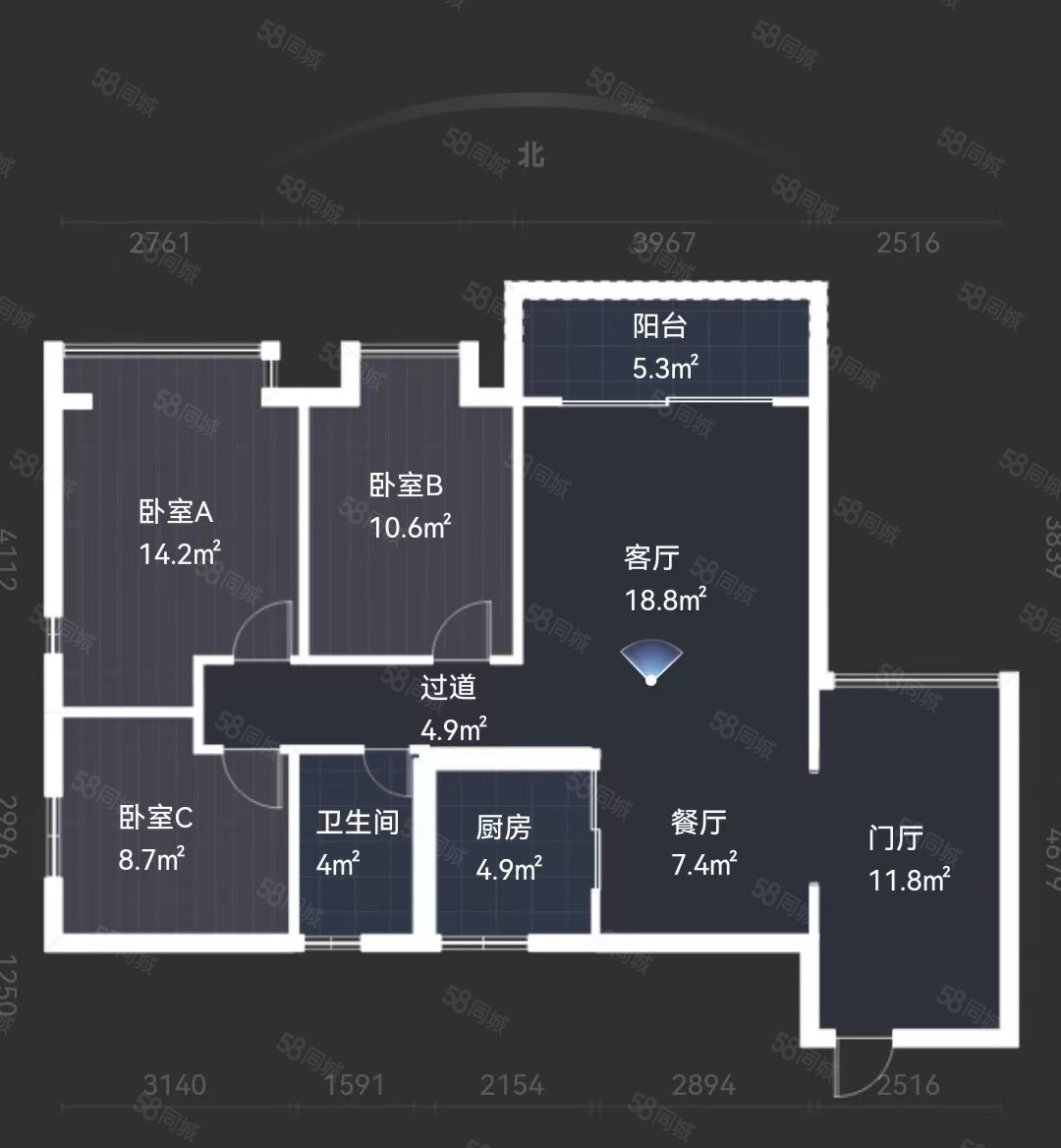 【10图】国贸友谊阳光城椰岛广场富豪花园旁利亨花园精装3居,利亨花园