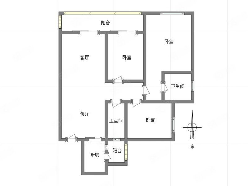 恒大雅苑3室2厅2卫118㎡南87.85万