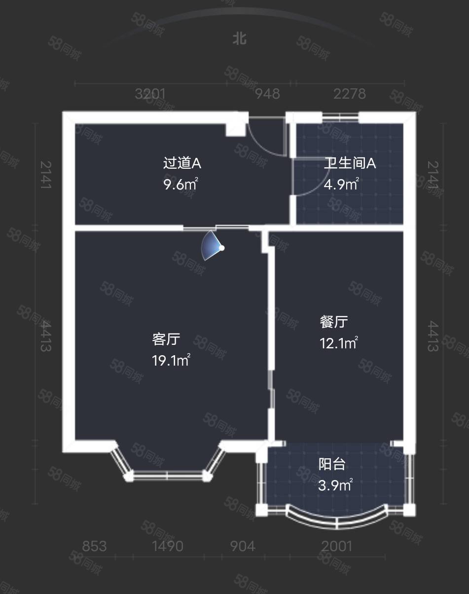 半岛名邸3室2厅2卫117.28㎡南北238万