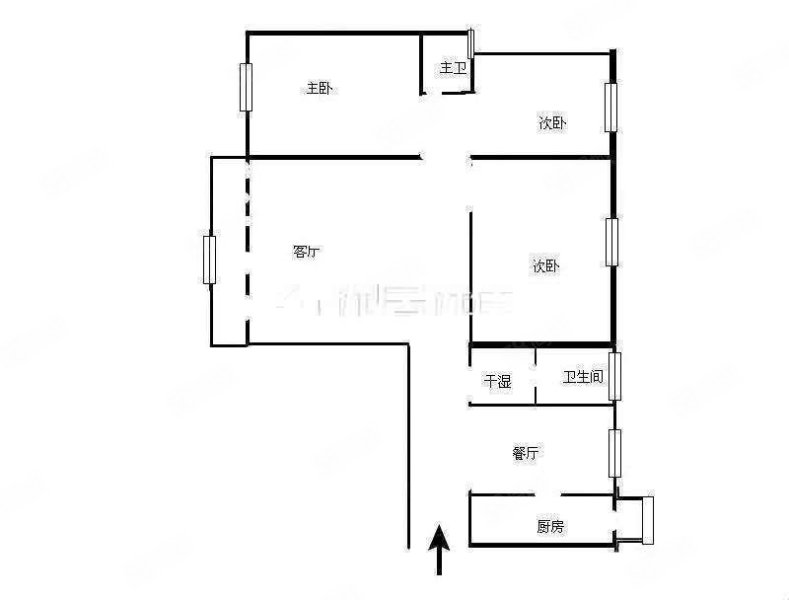 东丽上岛3室2厅2卫135㎡南北86万