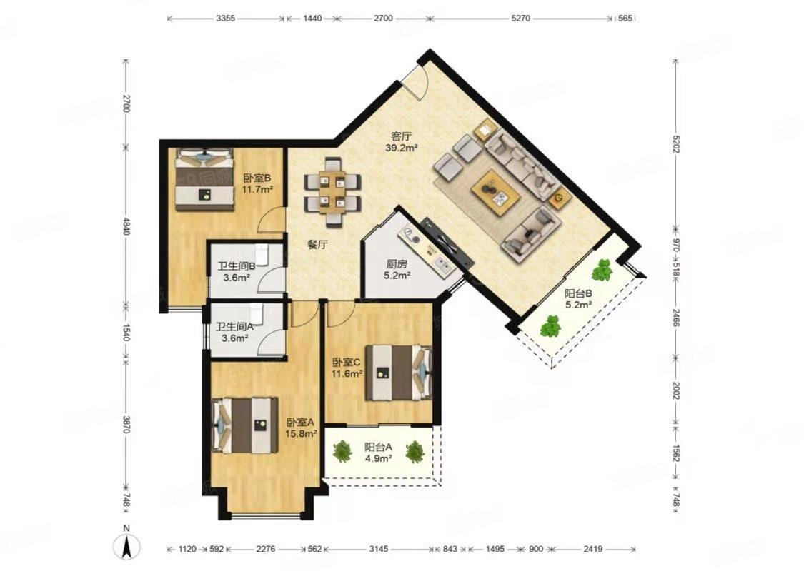 环东海域禹洲大学城高层采光好房东诚意出