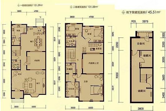 润泽庄园4室2厅3卫315.5㎡南北2800万