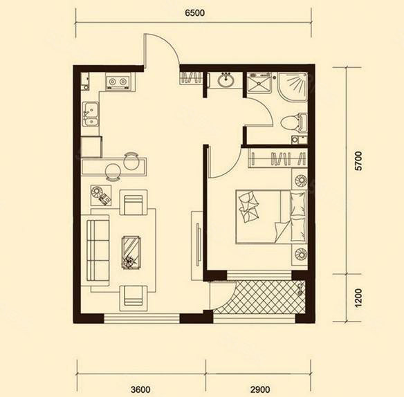 龙华小区3室1厅2卫126㎡南北49.8万