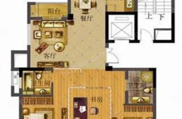 滨河佳苑3室2厅126.09㎡179万二手房图片