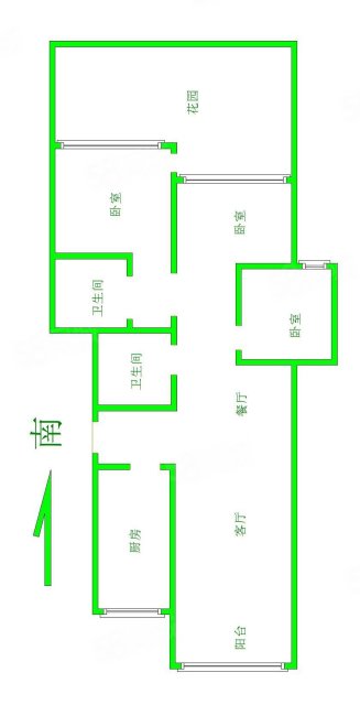 嘉和国际3室2厅2卫119.44㎡南131万