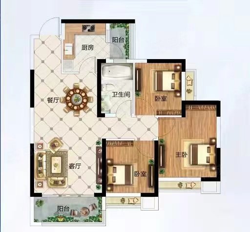 富康1小旁!精装带车位!急售!价可议!拎包入住!,九重院-黔西南58同城