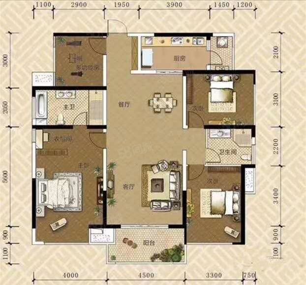 看标题,有证荣和公园悦府精装4房无遮挡看儿童公园仅卖300万