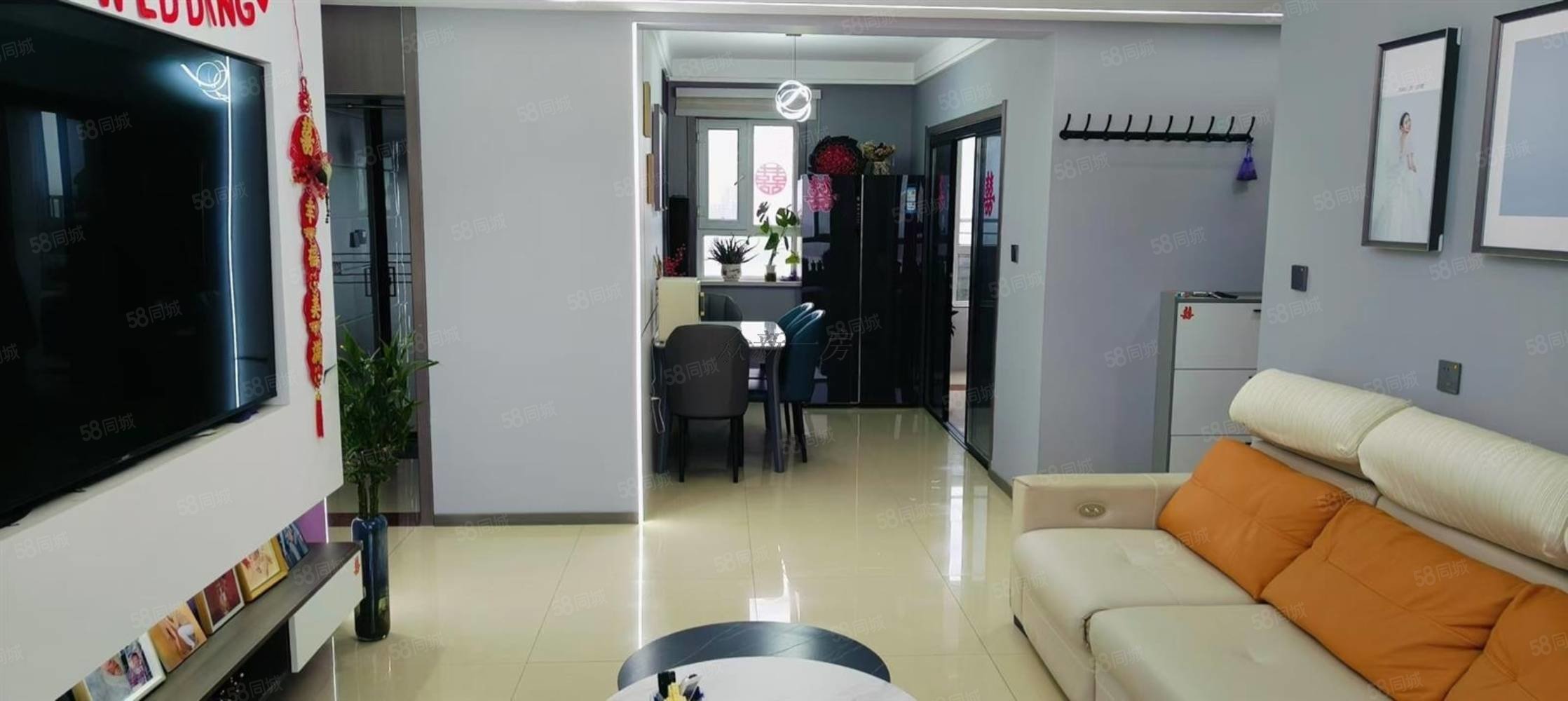 青湖铭城2室2厅1卫95㎡南北32.8万