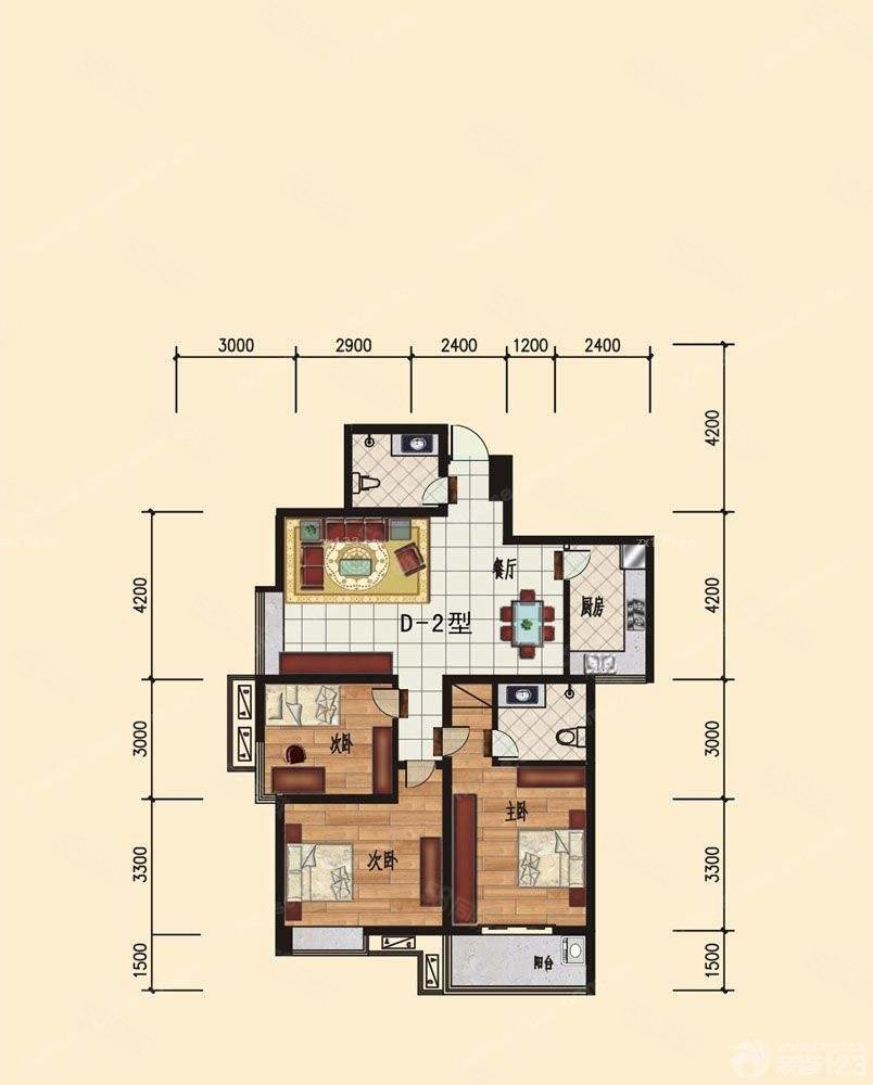 钟祥碧桂园4室2厅3卫183㎡南99万