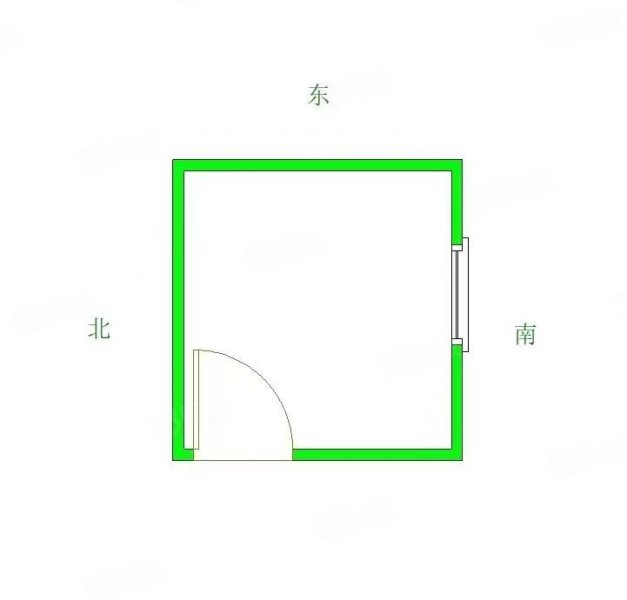 蒲州巷4号1室1厅0卫20㎡南北270万