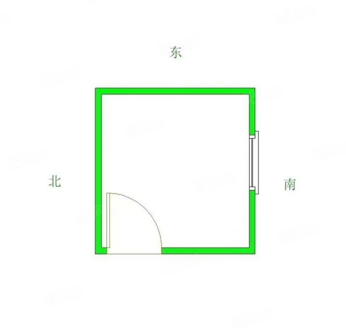 蒲州巷4号1室1厅0卫20㎡南北270万