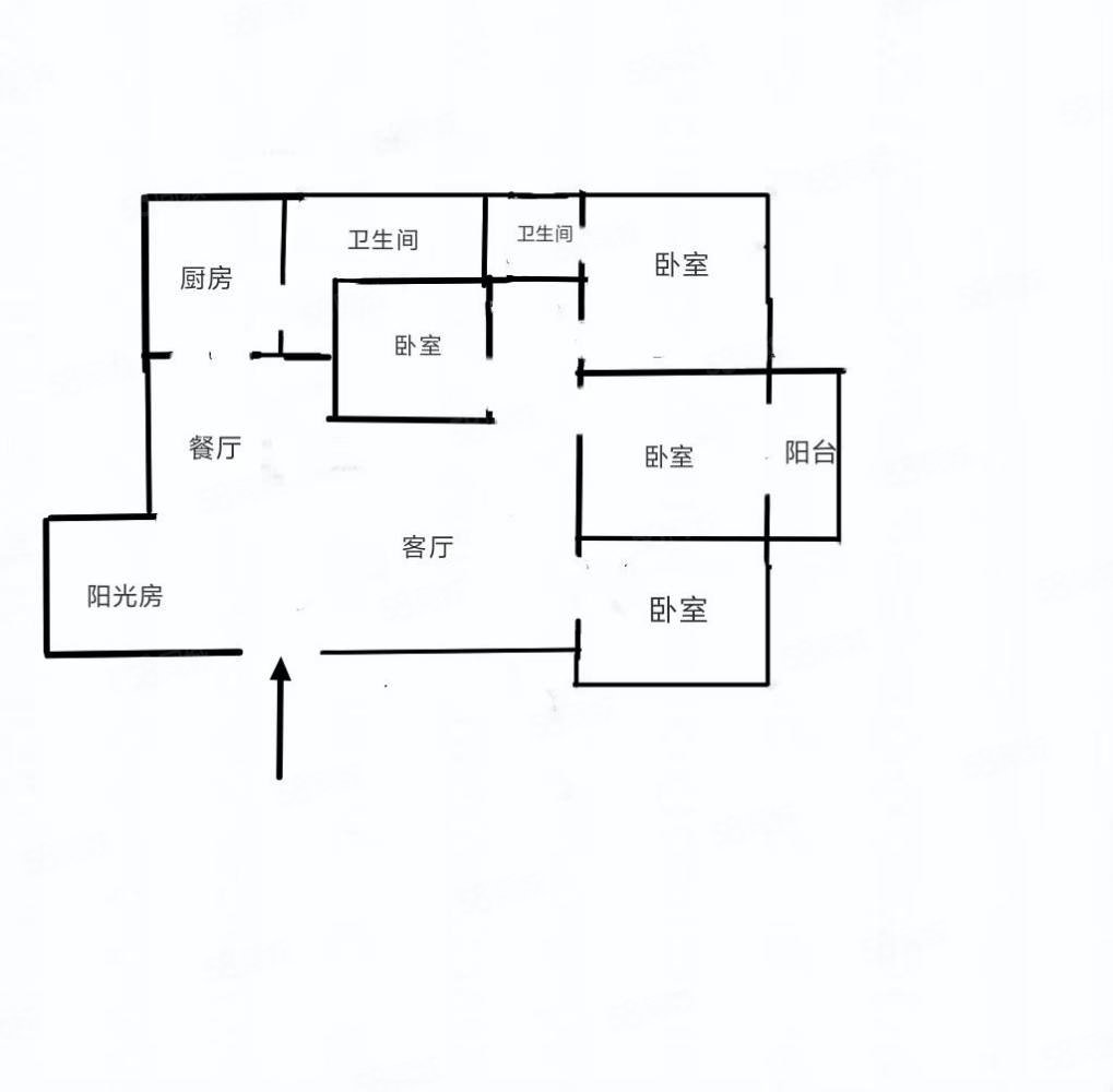 袁山西路别墅8室3厅3卫260㎡南北169万