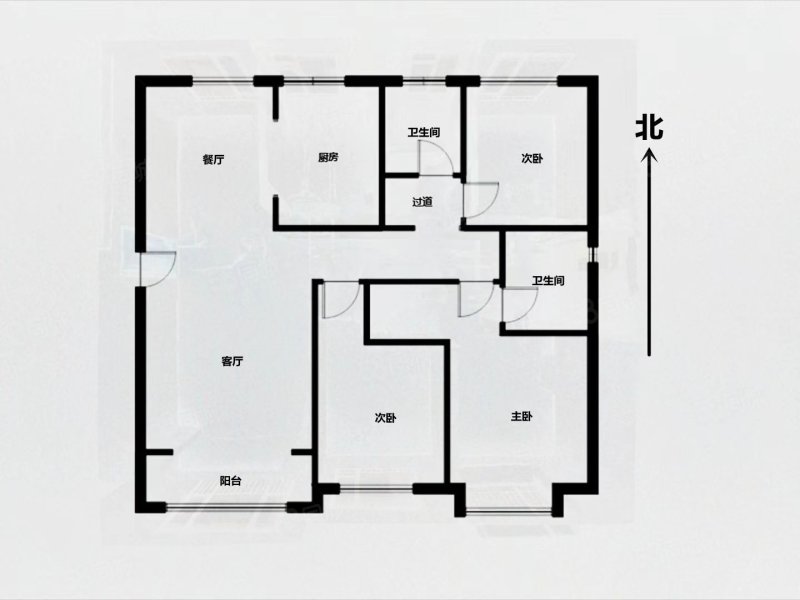 融创臻瑞园3室2厅2卫127㎡南189万