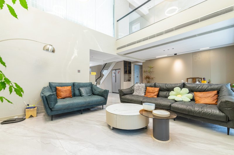 急售复式电梯洋房 双层室内能跑步 精装挑空6米 全屋家具家电