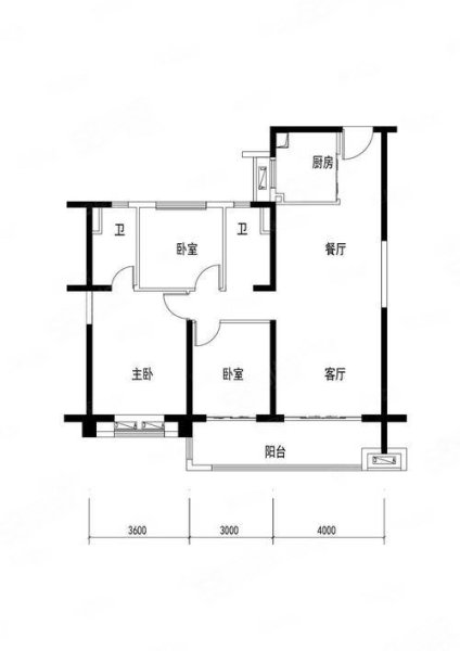 拓新水墨林溪3室2厅2卫105㎡东南46.8万