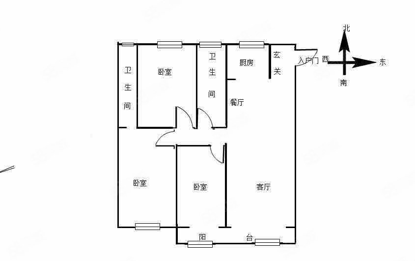 桃源金茂悦3室2厅2卫127㎡南北81万