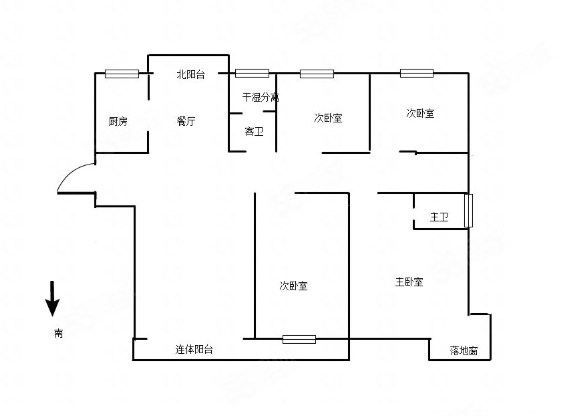 聚划算!森林湖畔满二175平四室两厅两卫南北通透