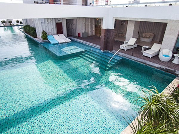 海域阳光一期楼盘现场环境