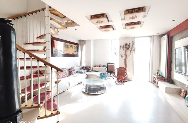 了  城市主人洋房45复式 带车库 露台 东昌湖边