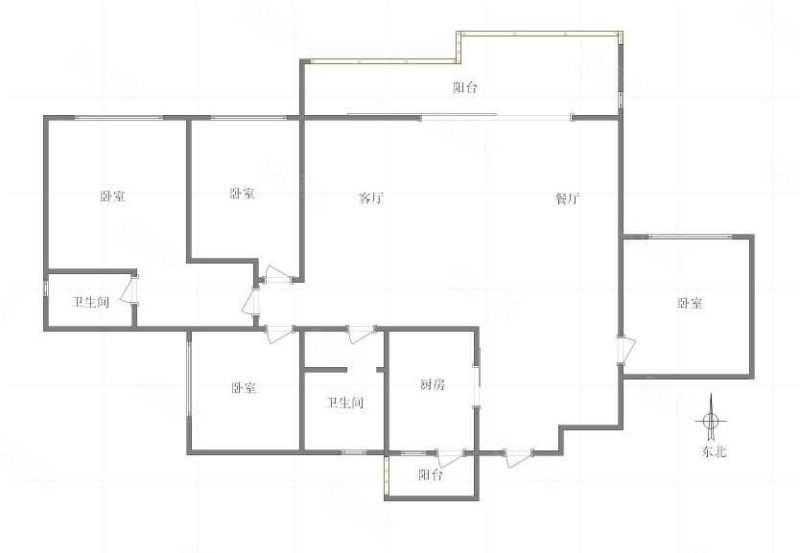 金隅新都会天屿4室2厅2卫136㎡南北140万