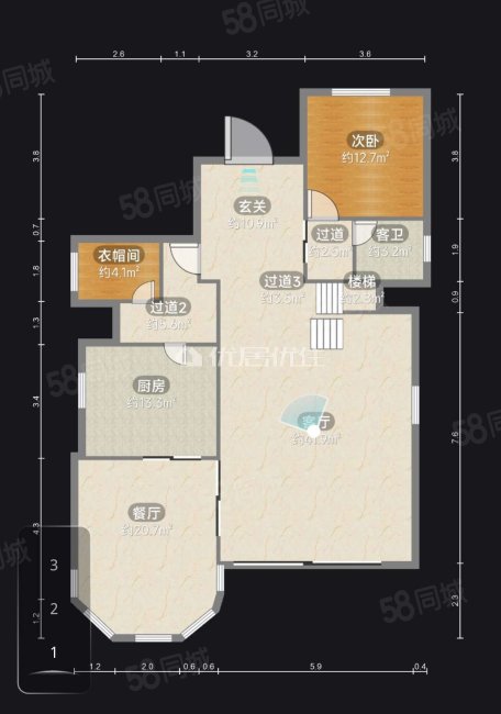 三金庄园(别墅)5室3厅2卫359㎡南北350万