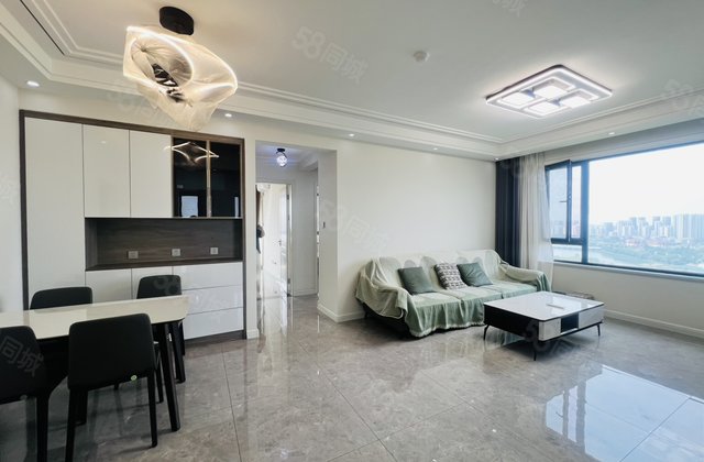 百合新城锦兰园 双卫 精装修 边户 徒骇河观景房 全明户型图